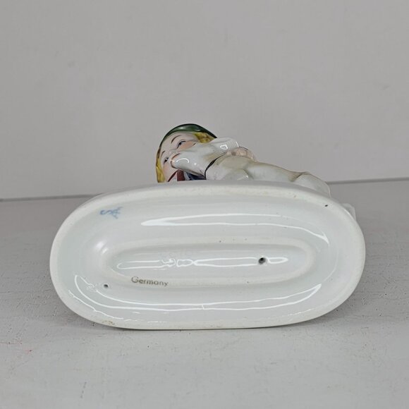 Vintage Germany Figurine Boy Walking His Goat Porcelain Collectible #8153 - Picture 7 of 8